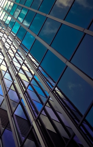 Windows of a high rise building