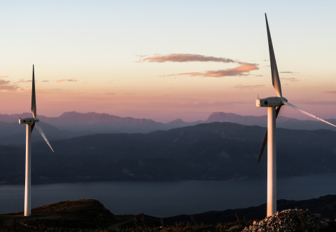 Wind turbines sustainable finance