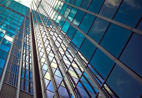 Windows of a high rise building